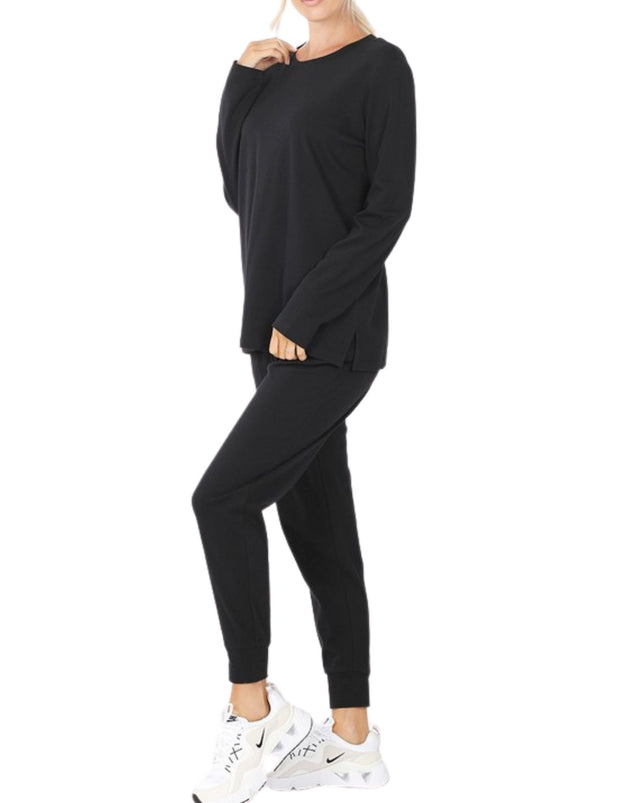 Jogging? Oh No, This Is For Lounging Jogger Set Black