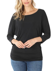 I'm So Fly With My Dolman Top Black