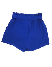 Wing It Paperbag Waist Shorts Vibrant Blue